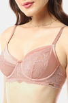 Amante Double Layered Wired Full Coverage Super Support Bra - Mellow Rose — thumbnail 4